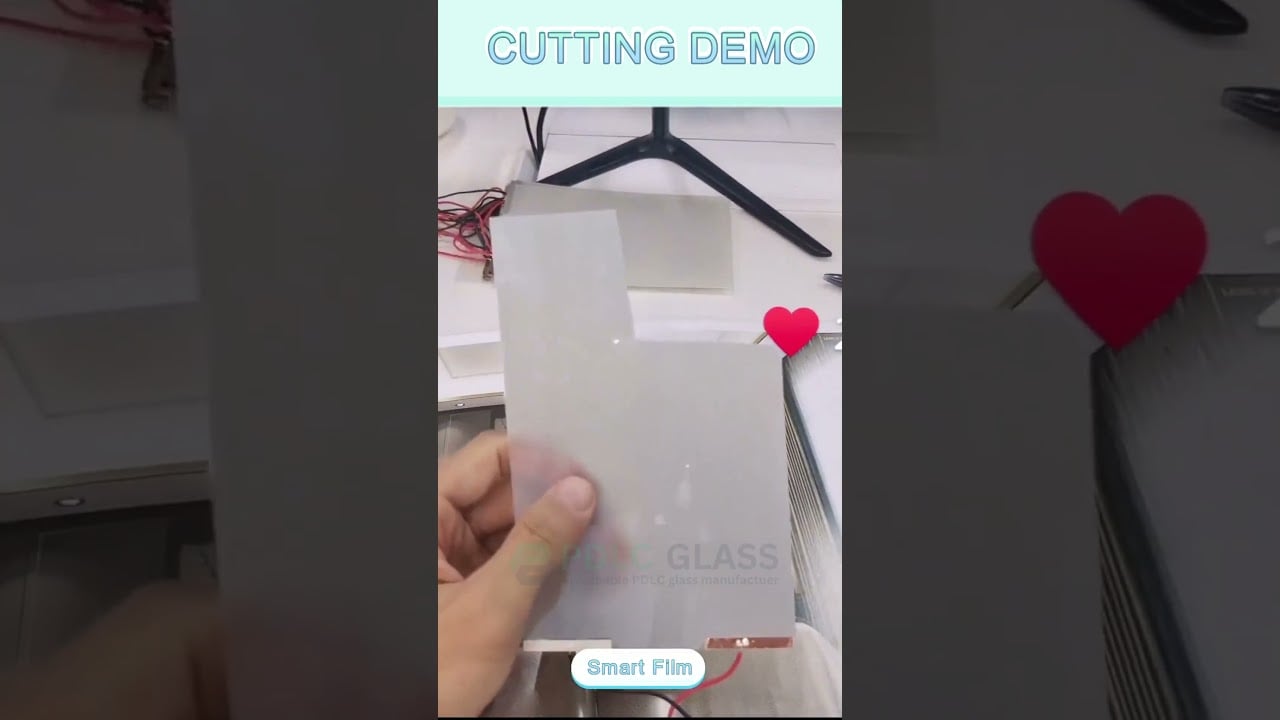 Cut smart film with scissors