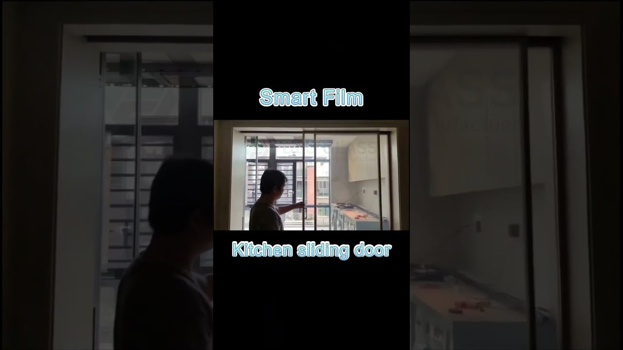 Smart Film Kitchen sliding door