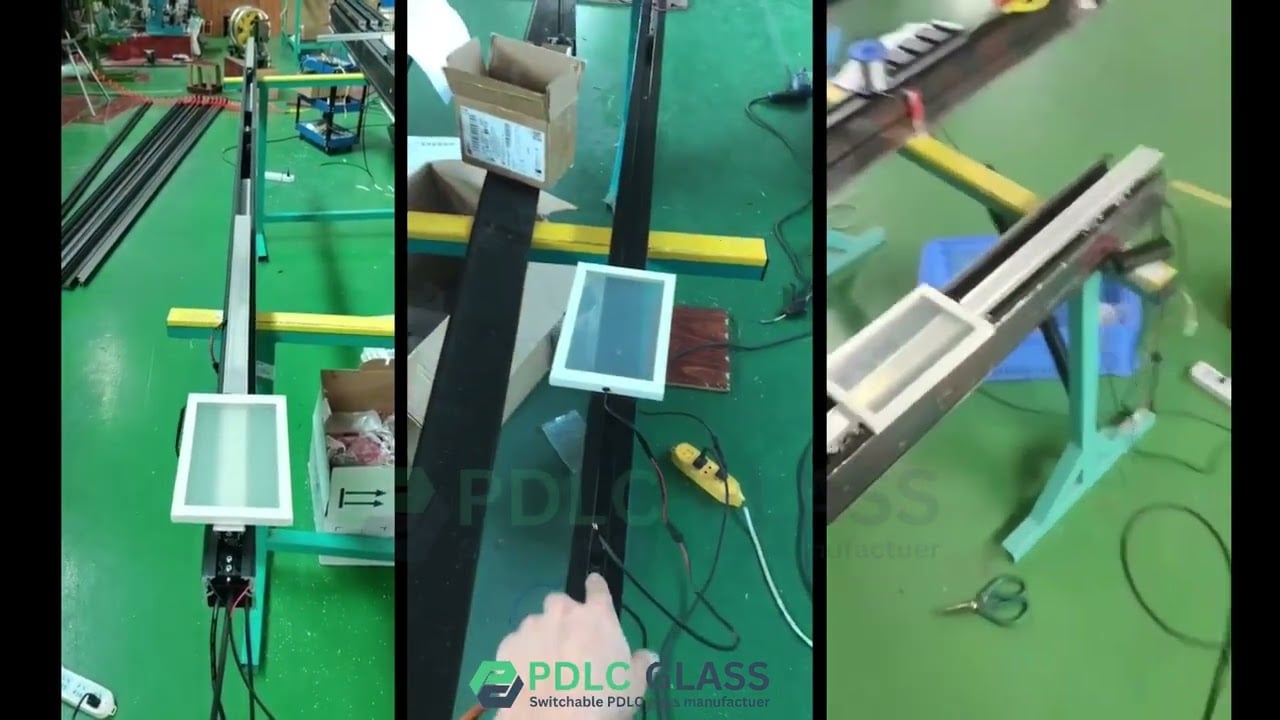 Sliding door conductive tracks for Switchable PDLC Glass -pdlcglass.com