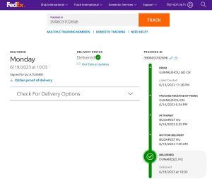 20230619 FedEx в Венгрию
