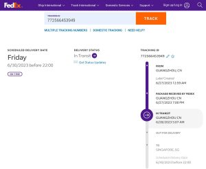 20230627 FedEx в Сингапур