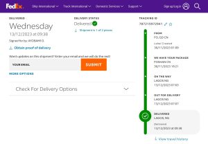 20231213 FedEx в Нигерию