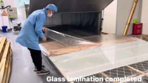 lamination finished smart glass lamination process 1