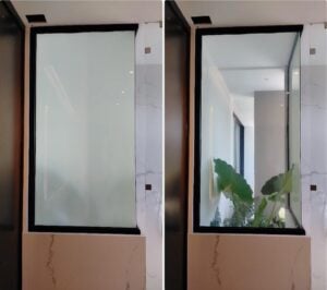 super clear smart film window